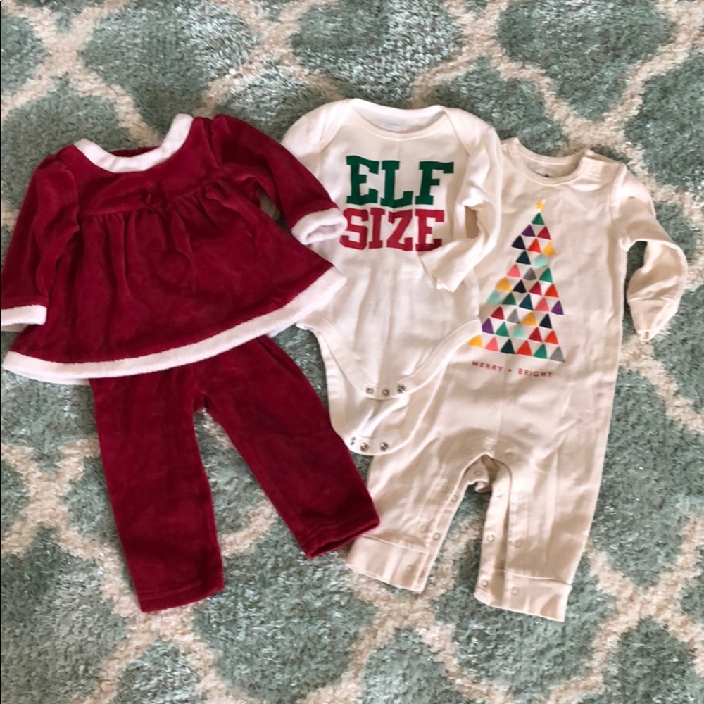 3-6 month Christmas outfits